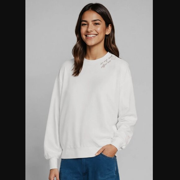 Wildfox Embroidered Sweatshirt - Picture 1 of 8